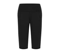 Generisch Mujer Vestido Deportivo Leggings Mujer Capris Largo hasta la Rodilla Leggings para Yoga Casual Entrenamiento Capris con Bolsillos Sexy Mujer Ropa Club, Negro , XXL