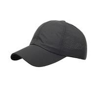 Generisch Mujeres Hombres Deportes Montañismo Transpirable Playa Gorra de Béisbol Sombrero Sombrero de Sol Gorra Monsieur Cuisine, gris oscuro, Talla única