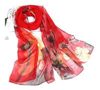 Generisch Mujeres Shawl Wrap suave paño de moda Bufandas de impresión larga bufanda de mujer niña primavera, a, Talla única