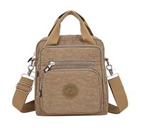 Generisch Multifuncional Casual Crossbody Bag Damas Impermeable Casual Crossbody Bag Correa de hombro ajustable Juego de cuchillos Bolsas, beige, talla única