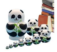 Generisch Muñecas | Compacto y Pintado a Mano - Figuras de Madera Hechas a Mano Rusia - para la Entrada, Sala de Estar, habitación Infantil, decoración de Mesa