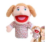 Generisch Muñecos de peluche para la familia, marioneta de mano de peluche para teatro y muñecas, muñecos de juguete de rol , con móvil para niños y jóvenes