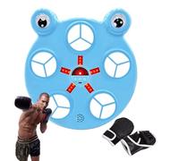 Generisch Music Boxing Machine | Linda máquina de boxeo de pared de animales troquelado, entrenador de velocidad de impacto ajustable con luz para niños y adultos, deportes de entrenamiento