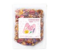 Generisch Natural Botanical Pet Habitat - Dried Floral 100g Enrichment Blend, Calming Lavender Infused Mix, Small Animal Cage Decor, Odor Control Foraging Hay, Rabbit Cage Garnish | para mascotas