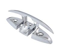 Generisch Nautical Anchors - Plegable Boat Cleat | 316 Stainless Turn Over Hardware with Compact Flush Design & Strong Tie Down Function for Rope Management Yachts Kayaks Canoes and Hull Installation