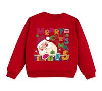 Generisch Navidad Niño Niñas Niños Sudadera Niñas Niños Casual Suelto Activo Manga Completa Sudaderas Impresión Letra Adolescente Crop Tops, morado, 4-5 años
