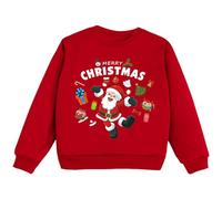 Generisch Navidad Niño Niñas Niños Sudadera Niñas Niños Casual Suelto Activo Manga Completa Sudaderas Impresión Letra Adolescente Crop Tops, azul oscuro, 18-24 meses