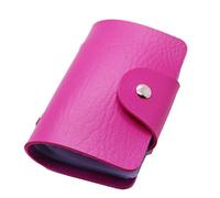 Generisch New Bank Card Package Multi-Card Bag Unisex Creative Card Set 24 Card Position Dog Pocket Grande, Rosa intenso., talla única