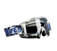 Generisch Newest Motorcycle Goggles for Men, MX Motocross Protective Helmet Goggles, Vintage Anti-Glare Night Vision UV Protection for Riding Racing (ATV A10)