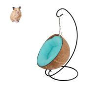 Generisch - Nicho colgante para roedores - Hamaca de madera tropical - Nido de fibras naturales - Hogar - Decoración del hogar - Suministros para mascotas - Hamster Gerbille - Jaula de ratón