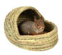Generisch Nido de pollo - Straw, Warm Incubating Nest for Squirrels Hamsters Chickens Ducks Rabbits Guinea Pigs | Soft Woven Chicken Coop for Small Animals Sleeping and Shelter