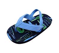 Generisch Niñas Playa & Zapatos Zapatos Flip Elástico con Correa Ajustable Sandalias Niños Chanclas Sandalias para Niños Verano Niño Eva Niñas Sandalias, azul, 25 EU
