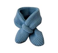 Generisch Niños Bebés Bufanda de Invierno Suave Cálida Tejida Sólido para Chicos Niñas Bufanda Ligera, azul, 1-5 años