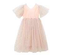Generisch Niños Niños Vestidos Largos Para Niñas Estrella Impreso Vestido Casual Chica Grande Ropa Verano Vestido Sin Mangas, Rosa., 10-11 años