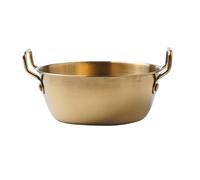 Generisch Noodle Bowl, Stainless Steel Bowl, Gold Soup Basin Basin with