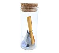 Generisch Noticias Botellas Mini - Penguin Graduación Recuerdo - Botella De Vidrio Con Pergamino,Para Coleccionistas Estudiantes Familias Cumpleaños Bodas Día de San Valentín Escritorio Estantería