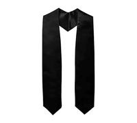 Generisch Novedades de la temporada de clausura bufanda con cinta para el último año, cinturón casual de color liso, Negro , talla única