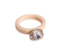 Generisch O Anillos Junta Sanitaria Colorido Acrílico Rhinestone Anillo para Mujeres Lindo Accesorios de Traje Anillos Indios, talla única, Resina, Sin piedras preciosas