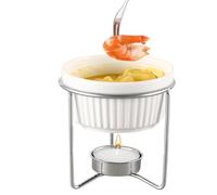 Generisch Olla de fusión de mantequilla Accesorios de cocina portátiles de | Juego de calentador de mantequilla para mariscos para el hogar, cocina, fiesta, queso, chocolate, aperitivos, leche, salsa