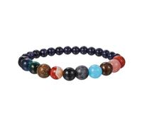 Generisch Opal Armband Silber Armband mit acht Planeten, 8/10 mm, blaues Sandstein-Sternensystem-Planetenarmband für einen bezaubernden Look, perfekt für Astronomie-Enthusiasten. Go Armband