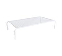 Generisch Ordenador portátil Riser Desk - Soporte ergonómico para monitor | Marco de hierro con estante de almacenamiento elevado, organizador de ahorro de espacio para PC, ordenador portátil