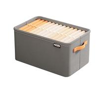 Generisch Organizador de armario no tejido Wardrobe Clothes Sweater Storage Basket Sudadera Jeans Storage Box Home Almacenamiento de Embalaje de Regalo Debajo de la Cama (GY1, A)