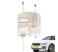 Generisch Organizador de asiento de coche | Soporte de almacenamiento, organizador de coche para orden y visión general - perfecto para camping y viajes con