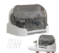 Generisch Organizador de botellas de bebé | grandes portabiberones de bebé, organizador para ahorrar espacio, organizador para accesorios de lactancia, calentador de botellas, estación para padres