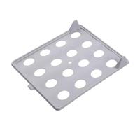 Generisch Organizador de camisetas apilable blanco para guardar camisas en armarios, estanterías, apilador de camisas plegable con diseño transpirable antiarrugas para textiles del hogar (gris, talla