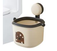 Generisch Organizador de pared, recipiente de pared con ventosa para utensilios de baño, organizador multifuncional para ahorrar espacio, para cepillos de dientes, pasta de dientes, peines y mandos a