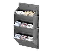 Generisch Organizador de Zapatos Colgante para Puerta, 3 Capas, montado en la Pared, Tela Oxford, Almacenamiento para Entrada, Dormitorio, baño, Armario, Cocina, Perchero, Ganchos incluidos