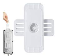 Generisch Organizador para enchufes - Soporte autoadhesivo para enrutador - Soporte multifuncional para gestión de cables para madera, metal y cerámica