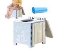 Generisch Orinal portátil para niños Asiento de camping antideslizante | Orinal compacto y lindo de viaje para niños adultos mayores coche camión caravana senderismo pesca parque vacaciones
