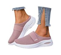 Generisch Orthopedic Walking Shoes Zapatos ortopédicos para mujer Air Cushion Slip-On Zapatos de caminar para mujer Ocio Malla Transpirable Sandals with Arch Support for Indoor Outdoor