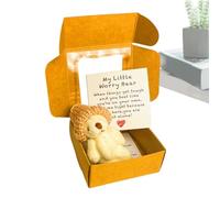 Generisch Oso de peluche | Hecho a mano en cartón,Linda mascota hecha a mano con tarjeta de inspiración para mujeres hombres niños