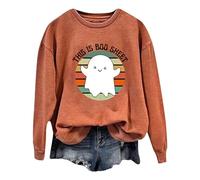 Generisch Otoño Invierno Chaqueta de gran tamaño Abrigo Tops Ropa de calle Sudadera con Capucha Sudadera Halloween Carnaval Disfraz Punk Negro Luna Estampado Sudadera Sudadera, Sudadera con capucha B4