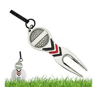 Generisch Outil Réparation Divot | De Zinc Magnétique 9 x 3 x 1 cm | Accesorio Anti-Dérapant Green Golf, Parcours Et Pratique Extérieure | Équipement Durable Pour Joueurs