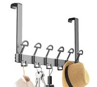 Generisch Over The Door Hook Hanger | Convenient To Install Heavy Duty Over Hanger Holder,Versatile Bathroom Accessories Space-Saving Versatile Storage Solution Bracket for Living Room, Bathroom