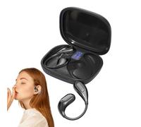 Generisch Over The Ear Earbuds, Open Earbuds Design, Noise Cancelling Earphones, Wireless Bluetoot Headphones, Comfort Secure Fit for Running Gym Travel Workout Game Airplane Use