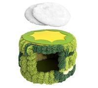 Generisch Pajarera para jaula, casa de invierno con tapicería | Cama nido de pájaros reforzado en forma de cilindro - para cacatúas, periquitos, ardillas, chinchilla, animales pequeños