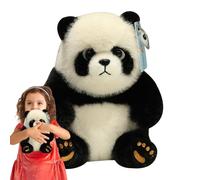 Generisch Panda Plush Toy - Simulación Panda Bear Stuffed Animal, Ultra Soft Huggable Cushion Doll, Cute Plush Pillow Figure, Polar Bear Companion | Lovely Gift for Boys Girls Decoration Supplier