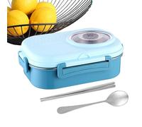 Generisch Panera de acero inoxidable para niños pequeños, 3 compartimentos, fiambrera a prueba de fugas, para oficina, niños, adultos, estudiantes, conductores de camiones, pesca, senderismo, camping