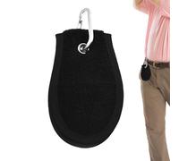 Generisch Paño de golf, limpiador de pelotas de golf, paño de terciopelo de dos fibras con clip para regalos de cumpleaños y Navidad