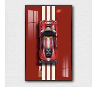 Generisch Pantalla de pared para LEGO 42125 Technic Ferrari 488 GTE Supersport, regalos de decoración para adultos para amantes de Lego