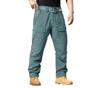 Generisch Pantalones cargo para hombre 3XL, pantalones de exterior ligeros para hombre, pantalones de senderismo con múltiples bolsillos, pantalones de ocio, pantalones de campo para exteriores