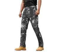 Generisch Pantalones cargo para hombre invierno: pantalones tácticos forrados de forro polar pantalones de trabajo de pierna recta pantalones de trabajo cálidos pantalones de campo resistentes a la