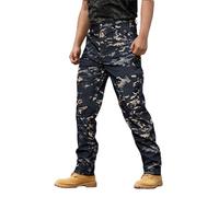 Generisch Pantalones cargo para hombre invierno: pantalones tácticos forrados de forro polar pantalones de trabajo de pierna recta pantalones de trabajo cálidos pantalones de campo resistentes a la