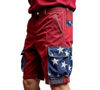 Generisch Pantalones cargo resistentes con diseño de inserción para actividades al aire libre como senderismo y tiempo libre en el trabajo, Vino, M