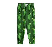 Generisch Pantalones casuales para hombre, cómodos, elásticos, ajustados, ligeros, transpirables, suaves para uso diario al aire libre, verde, L
