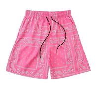 Generisch Pantalones cortos casuales para hombre para el verano, transpirables cómodos para el día a día, aventuras al aire libre, actividades de playa, diseño de impresión elegante, perfecto para un